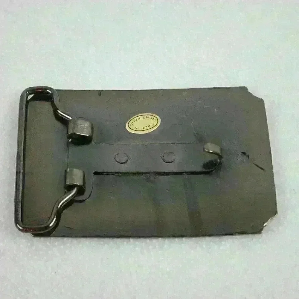 Vintage Belt Buckle Wells Fargo & Company 1852 Metal Western Style Horse Coach - Picture 5 of 12